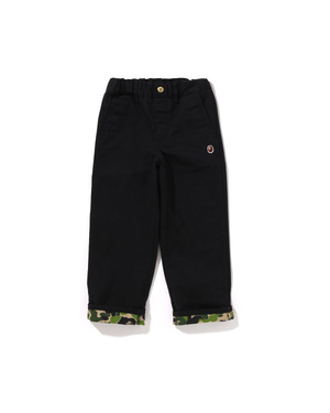 Pantalon Bape ABC Camo Cuffed Noir Enfant | URV-40334940