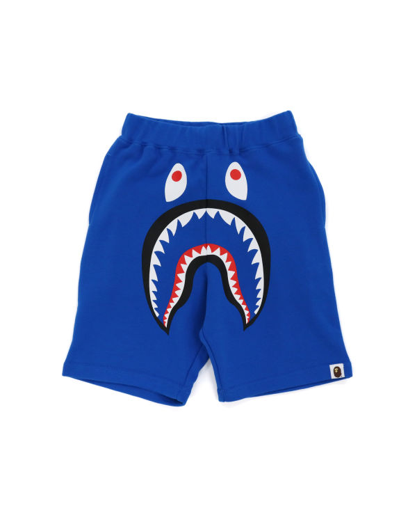 Shorts Bape Shark Bleu Enfant | EBQ-30277126