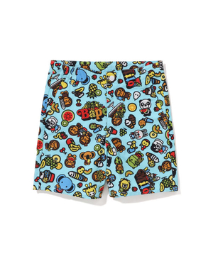 Shorts Bape Milo Mixed Fruit Bleu Clair Enfant | WVL-95867010