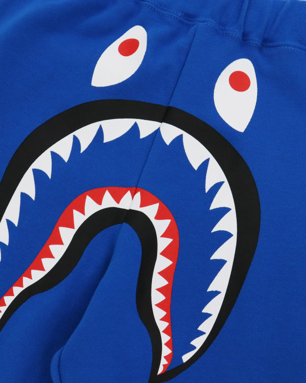 Shorts Bape Shark Bleu Enfant | EBQ-30277126