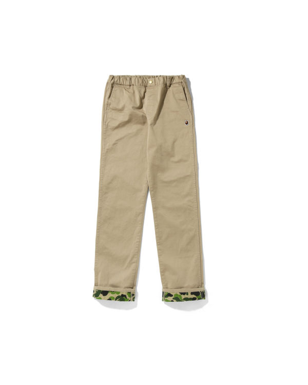 Pantalon Bape ABC Camo Cuffed JR Beige Enfant | TXA-97303753