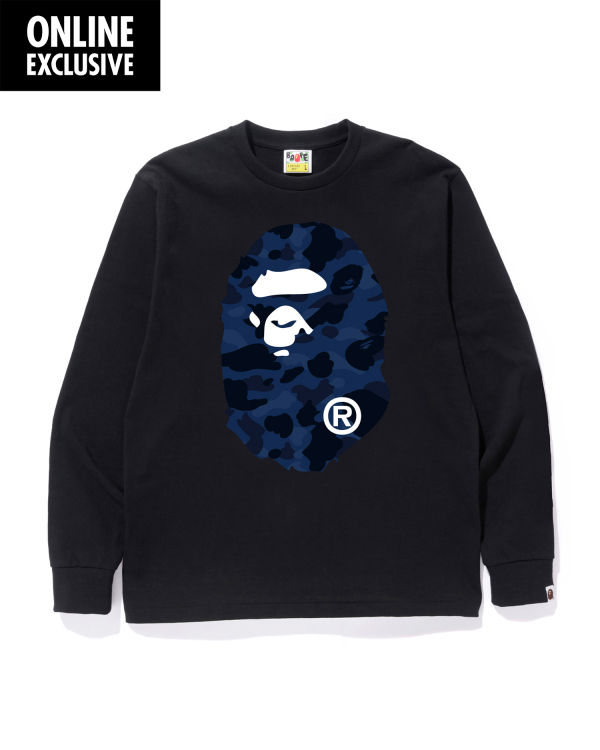 T Shirts Bape Color Camo Big Ape Head Noir Homme | WYR-62938570