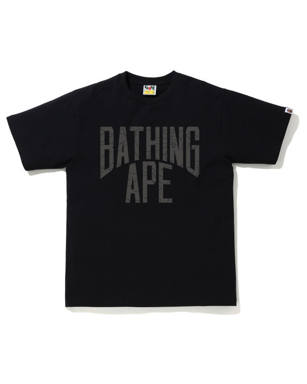 T Shirts Bape Line 1st Camo NYC Logo Noir Homme | QBO-98549194