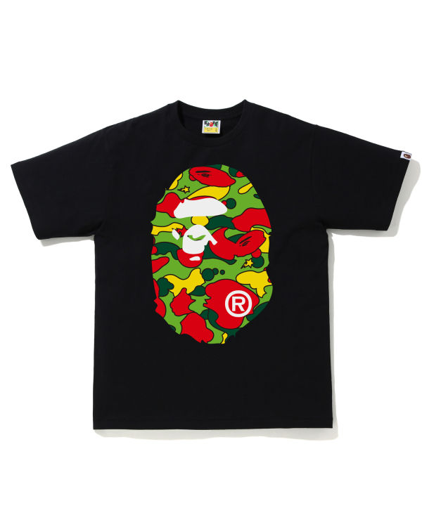 T Shirts Bape STA Camo Big Ape Head Noir Homme | EBY-90611712