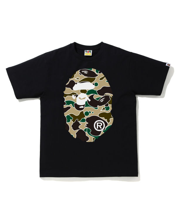 T Shirts Bape STA Camo Big Ape Head Noir Homme | LWD-38746238