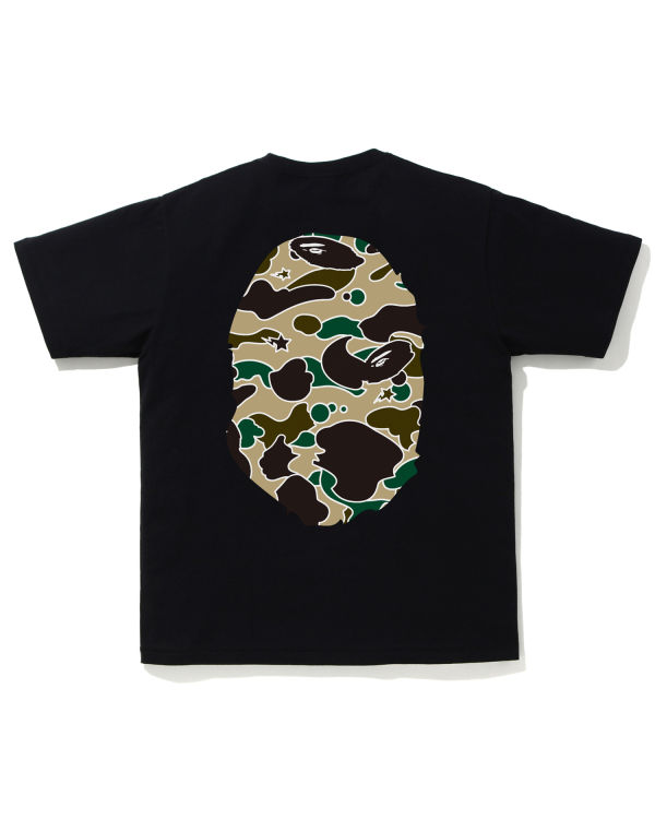 T Shirts Bape STA Camo Big Ape Head Noir Homme | LWD-38746238