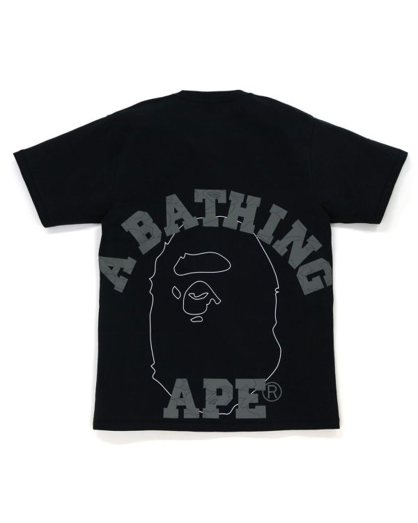 T Shirts Bape Line 1st Camo Face Noir Homme | KRZ-88442198