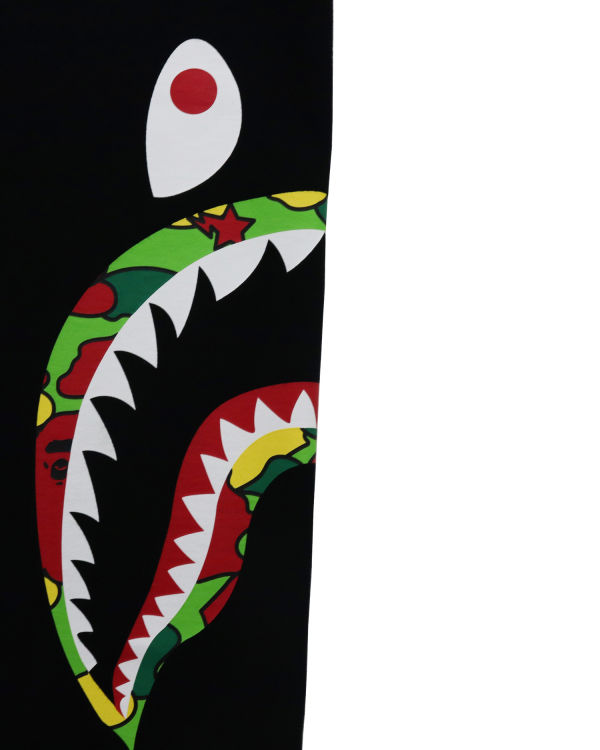 T Shirts Bape STA Camo Side Shark Noir Homme | AII-55932691