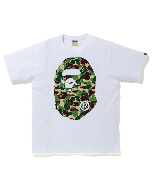 T Shirts Bape ABC Camo Big Ape Head Vert Homme | TUZ-89647415