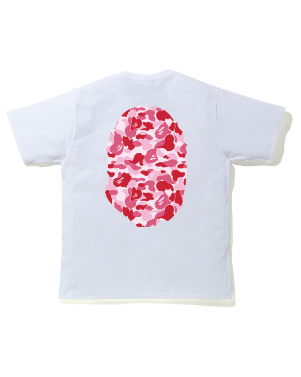 T Shirts Bape ABC Camo Big Ape Head Rose Homme | VLY-80102241