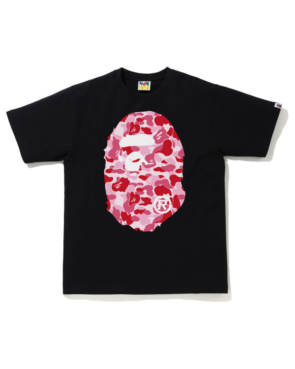 T Shirts Bape ABC Camo Big Ape Head Rose Homme | PSD-35382128