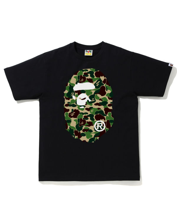 T Shirts Bape ABC Camo Big Ape Head Vert Homme | LJU-29639346