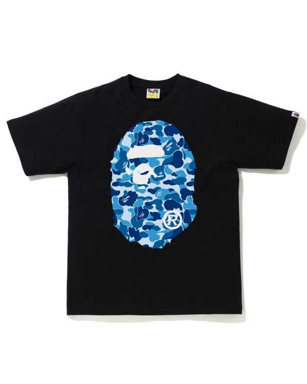 T Shirts Bape ABC Camo Big Ape Head Noir Homme | WSD-20996661