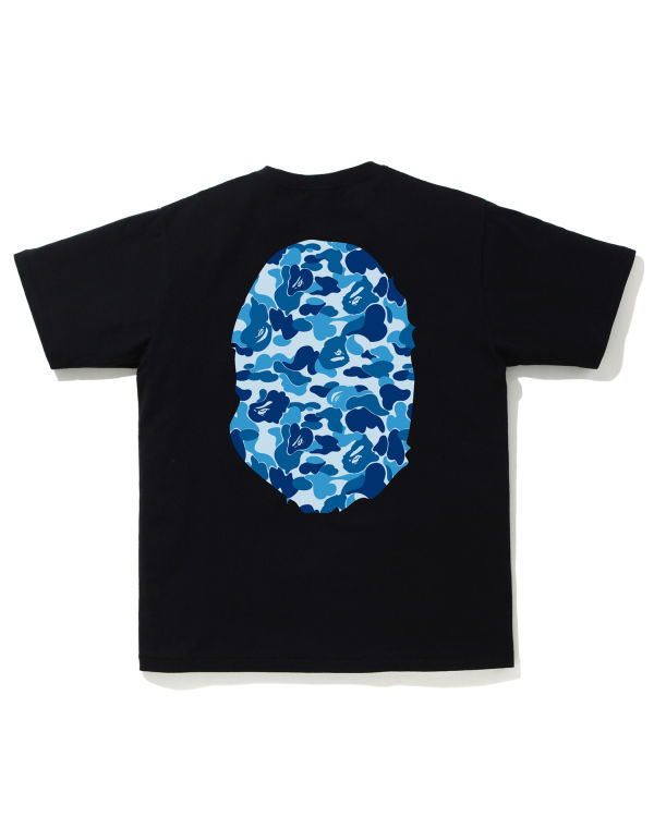 T Shirts Bape ABC Camo Big Ape Head Noir Homme | WSD-20996661