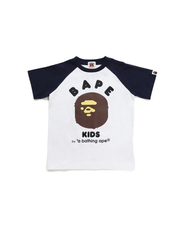 T Shirts Bape BK15th Anniversary Ape Head Blanche Enfant | PAU-87377941