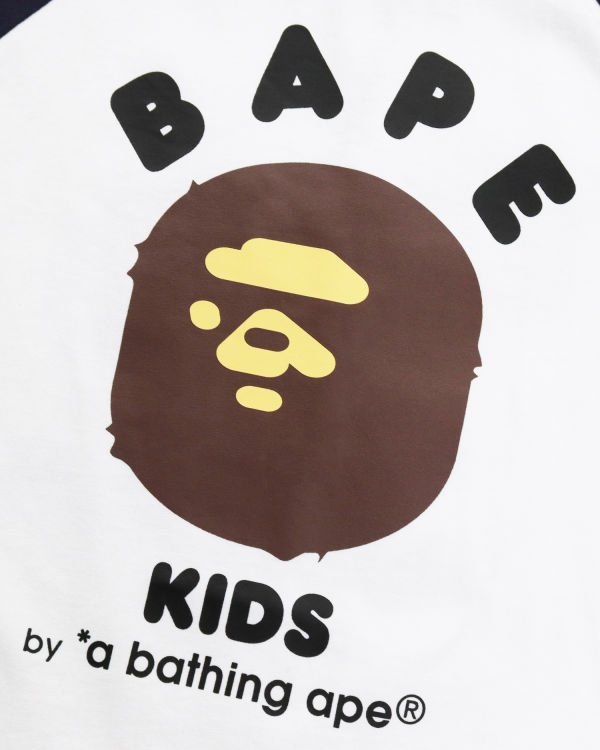 T Shirts Bape BK15th Anniversary Ape Head Blanche Enfant | PAU-87377941