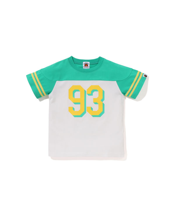 T Shirts Bape Football Vert Clair Enfant | LBL-42970785