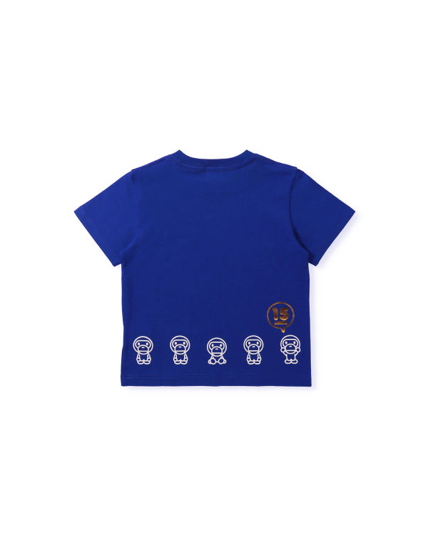 T Shirts Bape BK15th Anniversary Milo Bleu Enfant | FJX-72303168