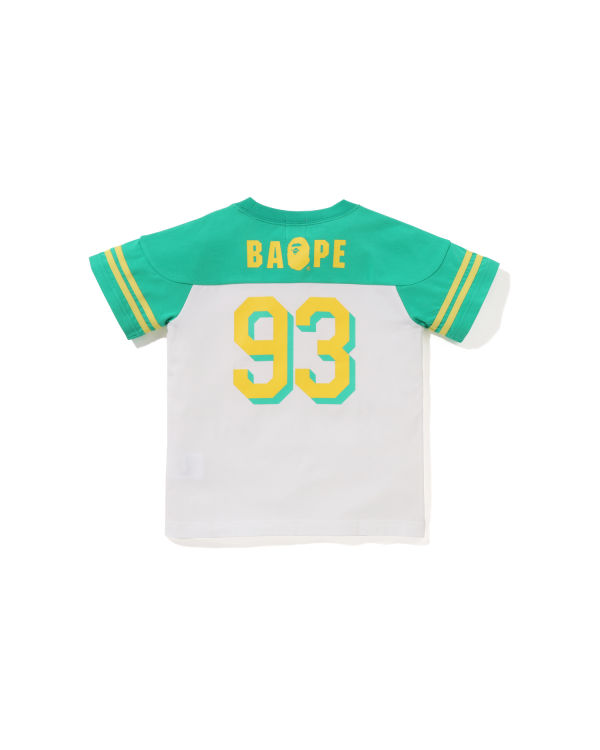 T Shirts Bape Football Vert Clair Enfant | LBL-42970785