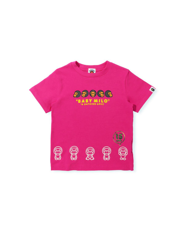 T Shirts Bape BK15th Anniversary Milo Rose Enfant | PAL-64197059