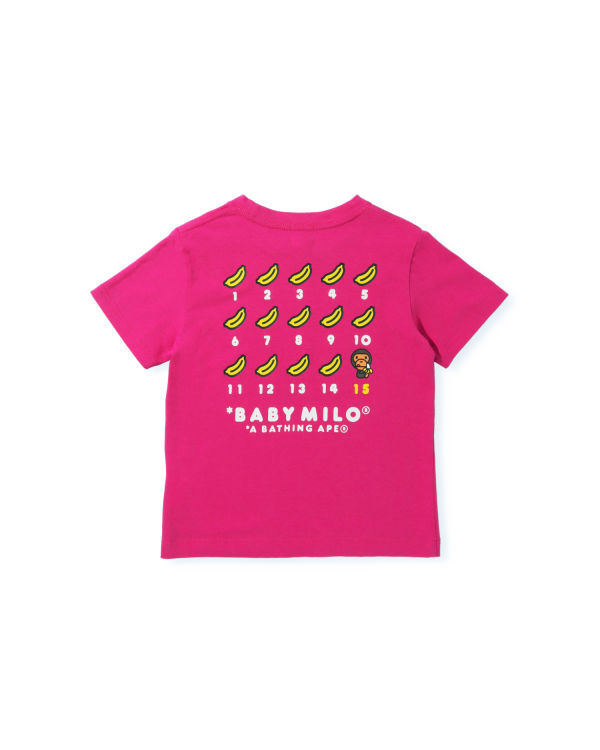 T Shirts Bape BK15TH Anniversay Milo Rose Enfant | GPR-98888948