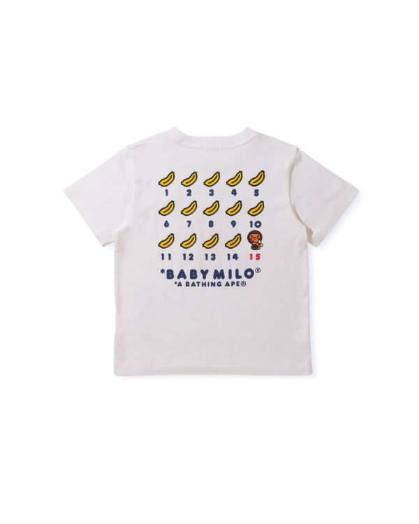 T Shirts Bape BK15TH Anniversay Milo Blanche Enfant | ZEA-02667608