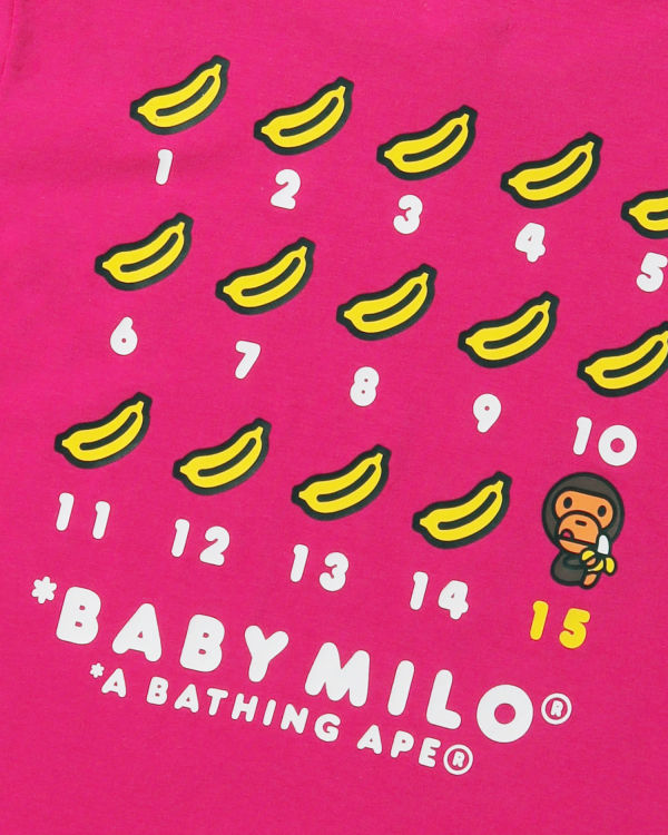 T Shirts Bape BK15TH Anniversay Milo Rose Enfant | GPR-98888948