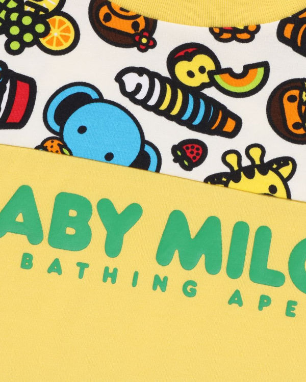 T Shirts Bape Milo Mixed Fruit Jaune Enfant | WAG-80903819