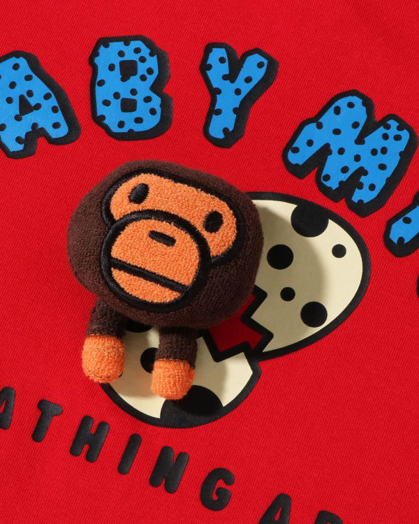 T Shirts Bape Milo Plush Doll In An Egg Rouge Clair Enfant | XTN-38197446