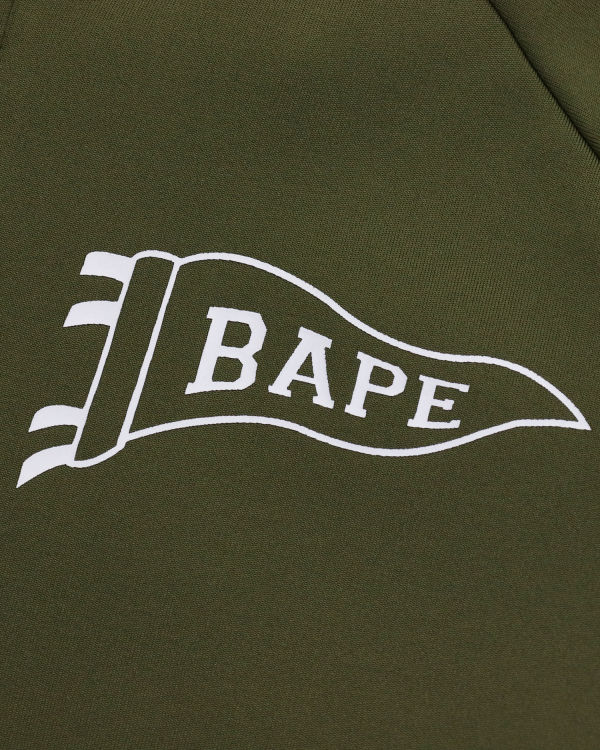 Vestes Bape Jersey Vert Enfant | IKR-97627534