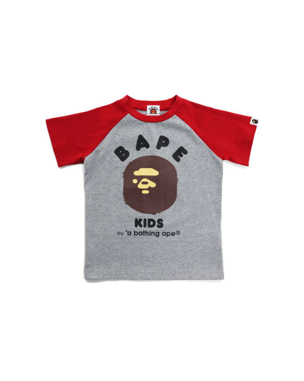 T Shirts Bape BK15th Anniversary Ape Head Grise Enfant | XVR-67704408