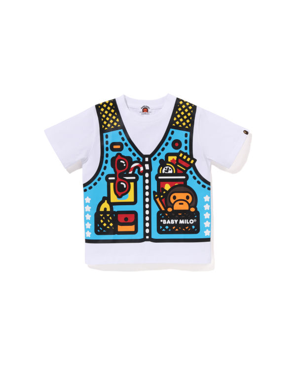 T Shirts Bape Milo Fishing Print Blanche Enfant | AGY-24078583