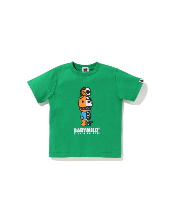 T Shirts Bape Glow In The Dark Rex Bone Vert Enfant | SDT-02334300