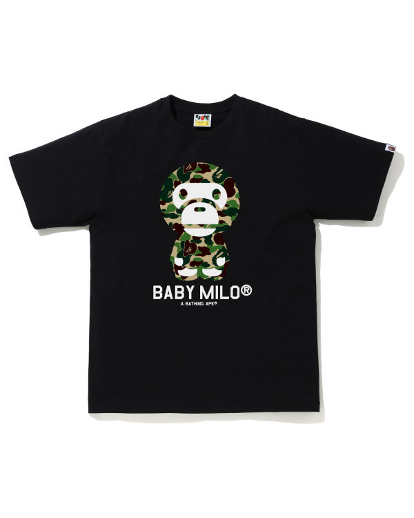 T Shirts Bape ABC Camo Milo Vert Homme | WSR-36100217