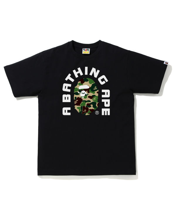 T Shirts Bape ABC Camo College 2020 Vert Homme | DBS-46045230