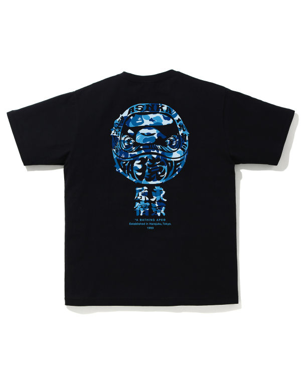 T Shirts Bape ABC Camo Daruma Noir Homme | CJP-85665367