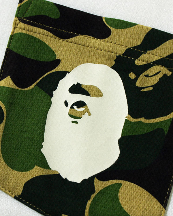 T Shirts Bape ABC Camo pocket Vert Homme | ABR-61018942