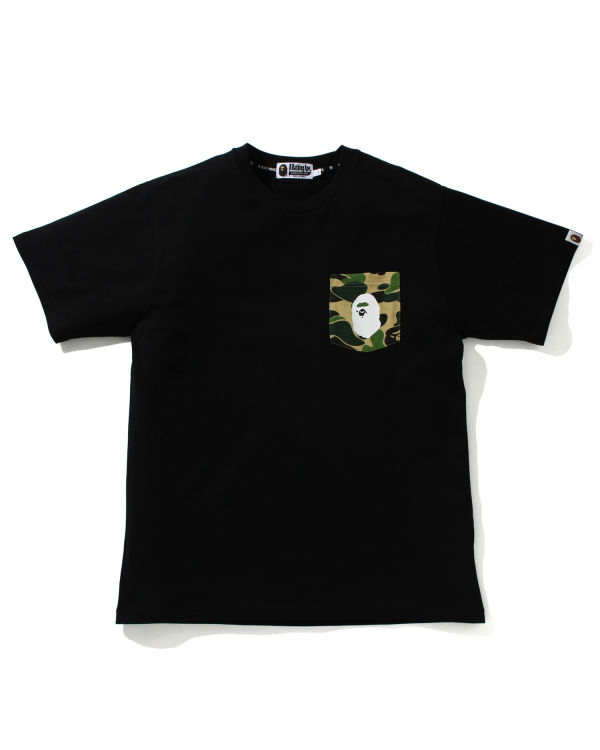 T Shirts Bape ABC Camo pocket Vert Homme | YBY-98436399