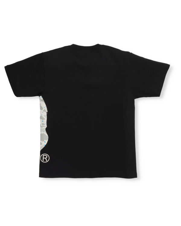 T Shirts Bape Space Camo Side Big Ape Head Noir Homme | IAN-81795434