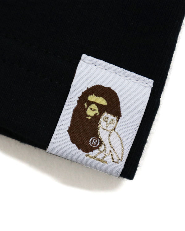 T Shirts Bape X OVO Woodland Camo Ape Head Noir Homme | HVS-02502246