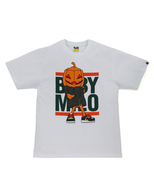 T Shirts Bape Halloween Milo Blanche Homme | ISH-08609376