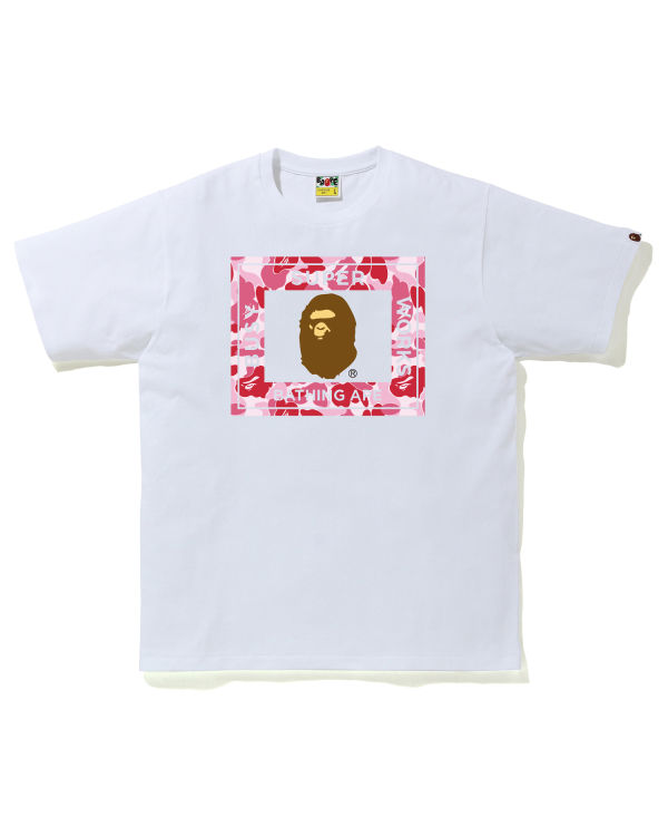 T Shirts Bape ABC Camo Super Busy Works Rose Homme | SAJ-63045859