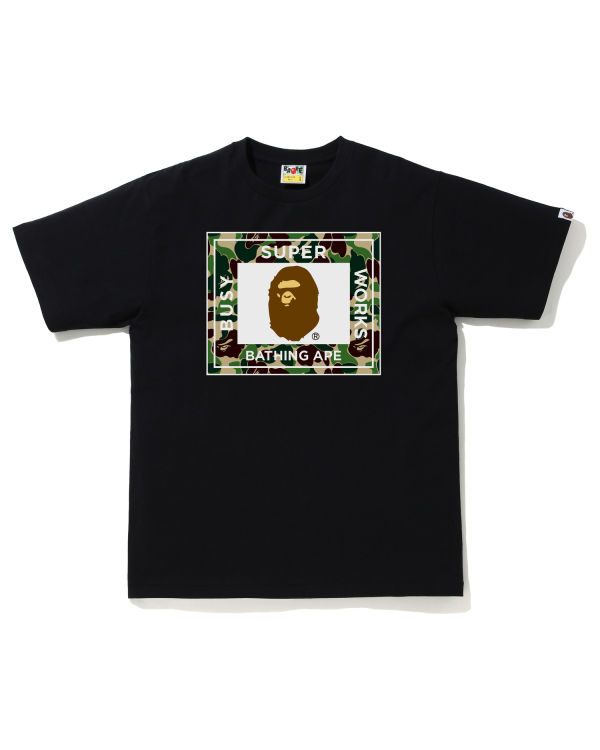 T Shirts Bape ABC Camo Super Busy Works Vert Homme | QDV-71908727