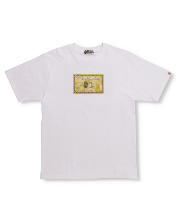 T Shirts Bape X OVO Card Blanche Homme | RAO-80286177