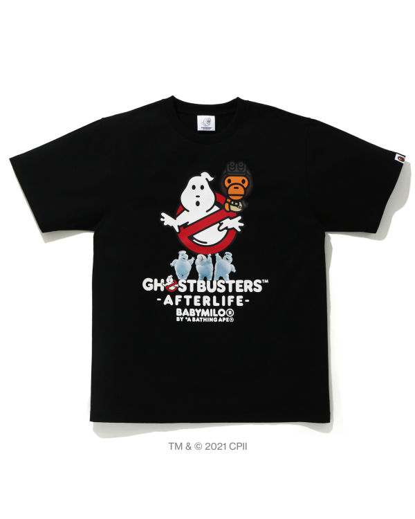 T Shirts Bape X Ghostbusters Milo Noir Homme | UPT-04495835