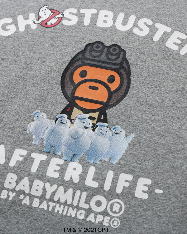 T Shirts Bape X Ghostbusters Milo Long Sleeve Grise Homme | OUL-76527168