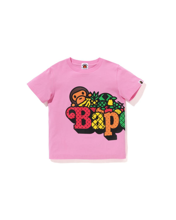 T Shirts Bape Milo Fruit Rose Enfant | KGJ-04144994