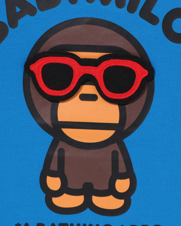 T Shirts Bape Milo Sunglass Patched Bleu Royal Bleu Enfant | VLA-11457384