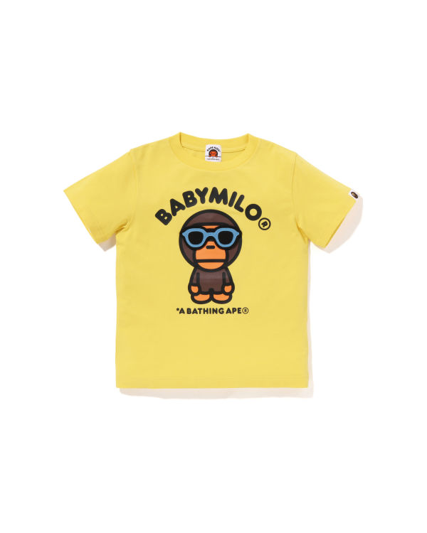 T Shirts Bape Milo Sunglass Patched Jaune Enfant | SKT-02635815