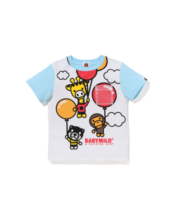 T Shirts Bape Milo Friends Balloon Bleu Clair Enfant | FPP-44923781